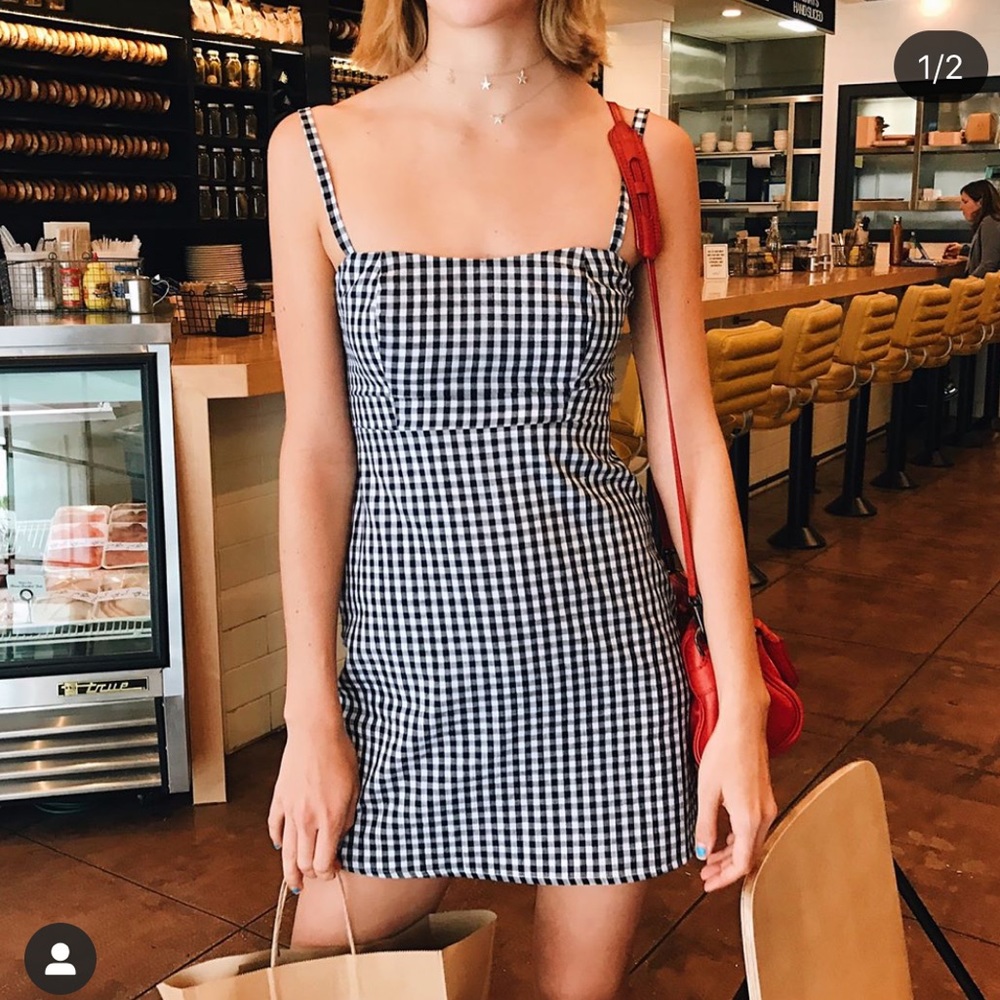 Brandy Melville Gingham Karla Dress